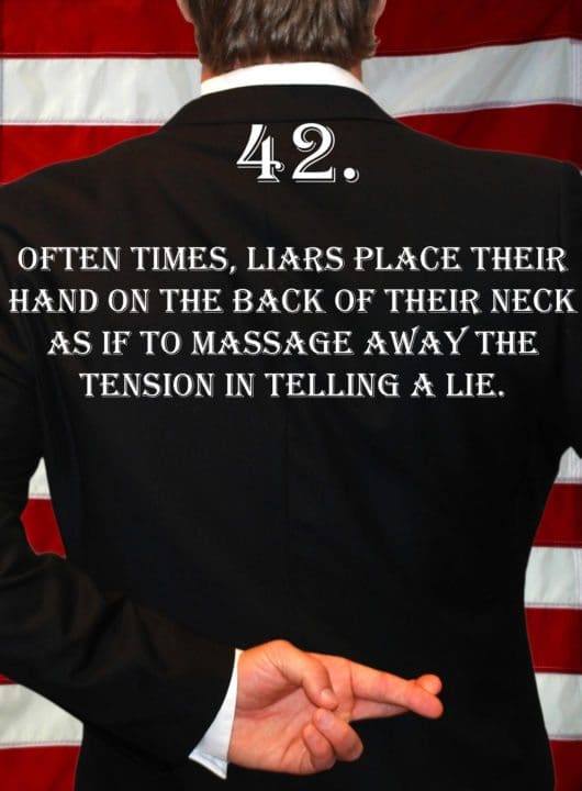 Deception Tip 42 – Back Of Neck – How To Detect Deception
