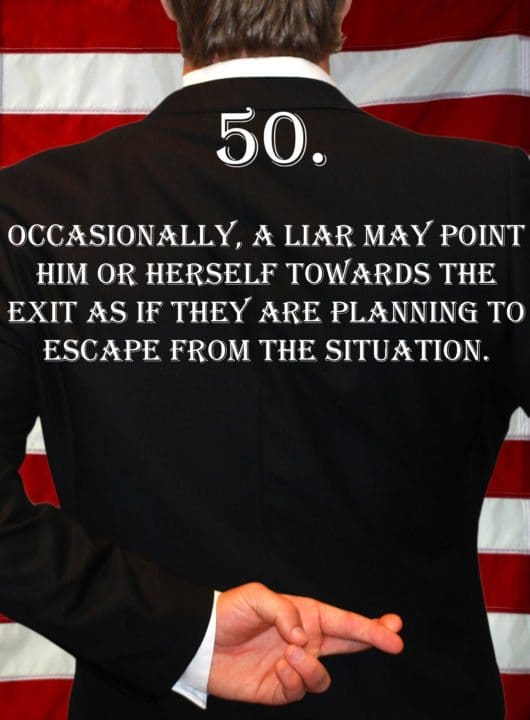 Deception Tip 50 – Towards The Exit – How To Detect Deception