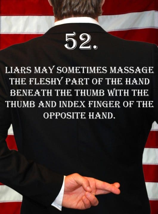 Deception Tip 52 – Massage Hand – How To Detect Deception