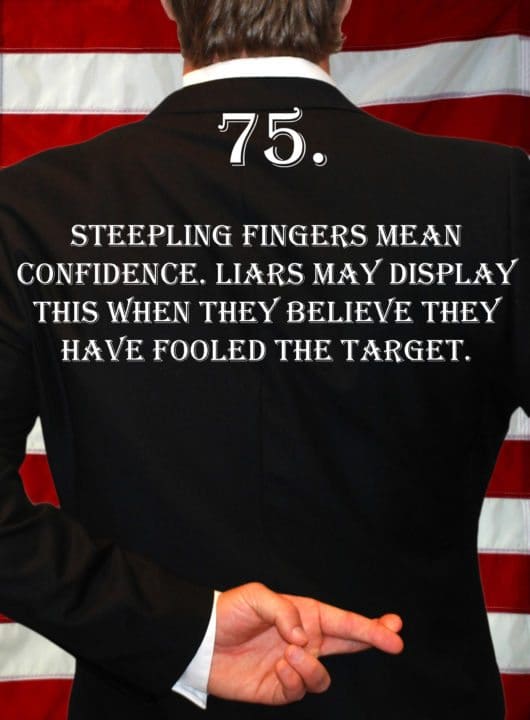 Deception Tip 75 – Steepling Fingers – How To Detect Deception