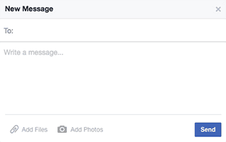 communicate on facebook send message spencer coffman