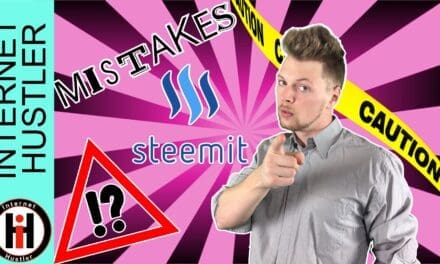 3 Mistakes People Make On Steemit